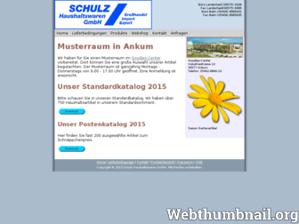 schulz-haushaltswaren.de website preview