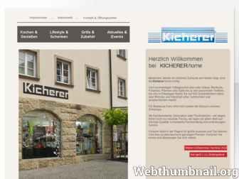 kicherer-home.de website preview