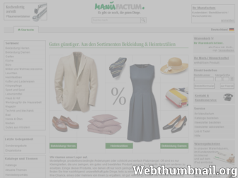 manufactum.de website preview