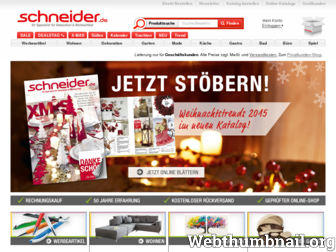 schneider.de website preview