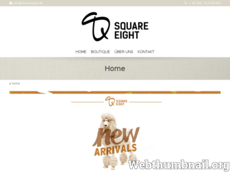 squareeight.de website preview