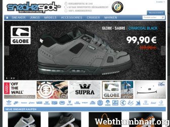 sneakerspot.de website preview