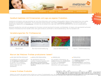 metzner-frottee.de website preview