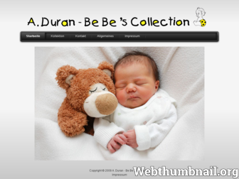 bebes-collection.de website preview