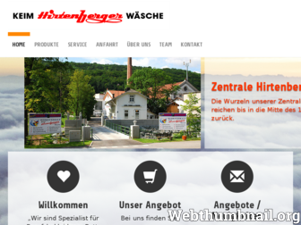 hirtenberger-waesche.at website preview