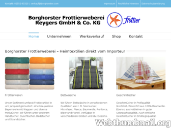 borghorster.com website preview