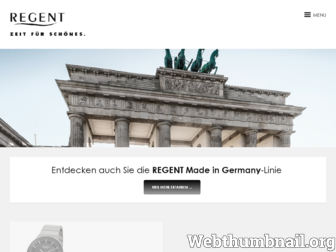 regent-uhren.de website preview
