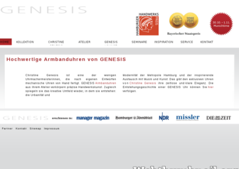 genesis-uhren.de website preview