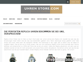 uhren-store.com website preview