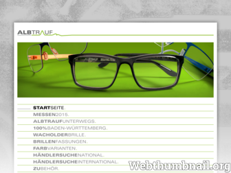 albtrauf-brillen.de website preview