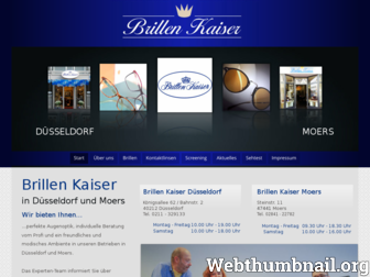 brillen-kaiser.de website preview