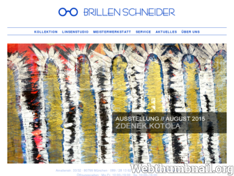 brillen-schneider.de website preview