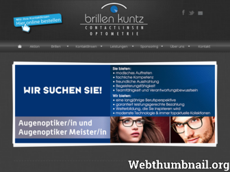 brillen-kuntz.de website preview
