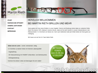 rieth-brillen.de website preview