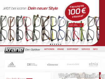 krane-brillen.de website preview