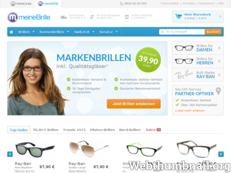 meinebrille.de website preview