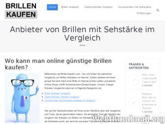 brillenvergleich.net website preview