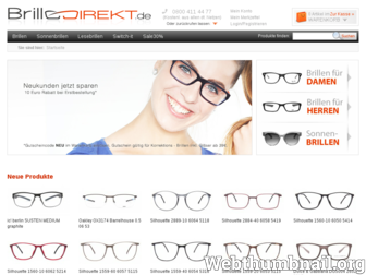 brilledirekt.de website preview