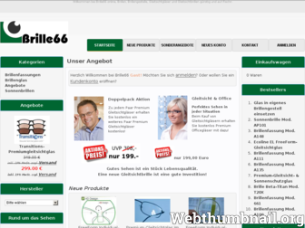 brille66.de website preview