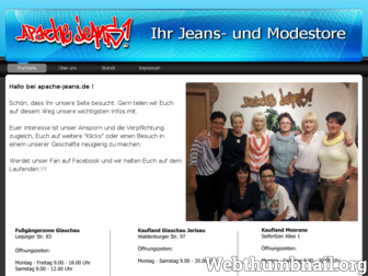apache-jeans.de website preview