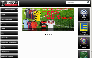 burdenski-sportswear.de website preview