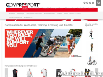 compression-sportswear.de website preview