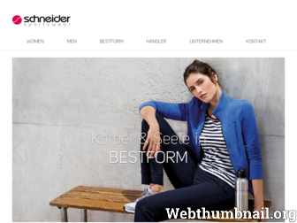 schneider-sportswear.de website preview