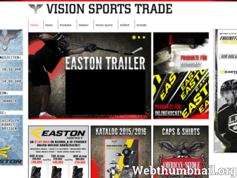 vision-sports-trade.de website preview