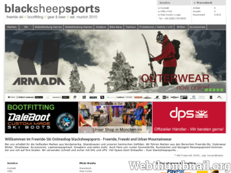 blacksheepsports.de website preview