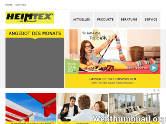 heimtex-marburg.de website preview