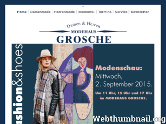 modehaus-grosche.de website preview