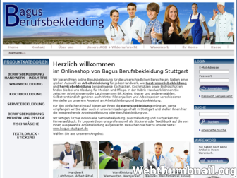 berufsbekleidung-stuttgart.de website preview