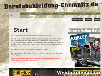 berufsbekleidung-chemnitz.de website preview