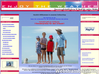 enjoy-the-weather.de website preview