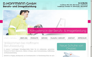 berufskleidung-hoffmann.de website preview