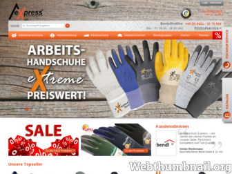 arbeitsschutz-express.de website preview