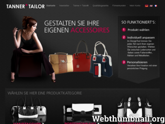 tanner-tailor.de website preview