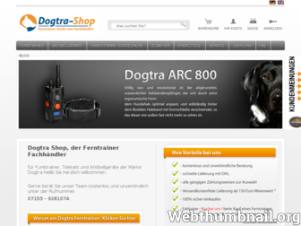 dogtra-shop.de website preview