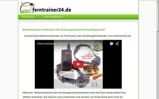 elektrohalsband.ferntrainer24.de website preview