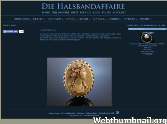 halsbandaffaire.de website preview
