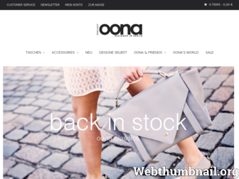 project-oona.com website preview