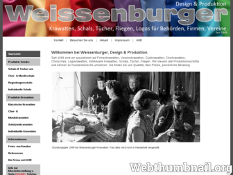 weissenburgerdesign.de website preview