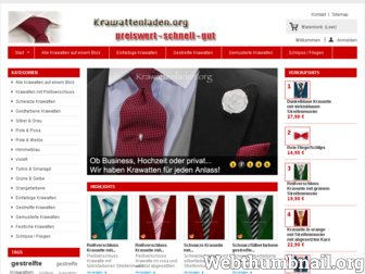 krawattenladen.org website preview