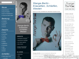 stangeberlin-onlineshop.de website preview