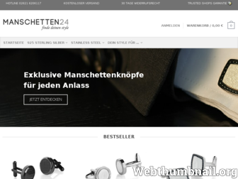 manschetten24.de website preview