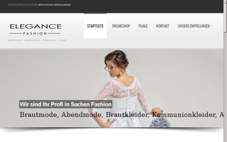 elegance-fashion.de website preview