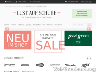 lust-auf-schuhe.de website preview