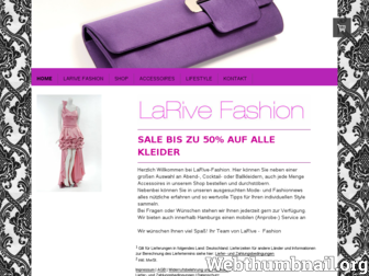 larive-fashion.com website preview