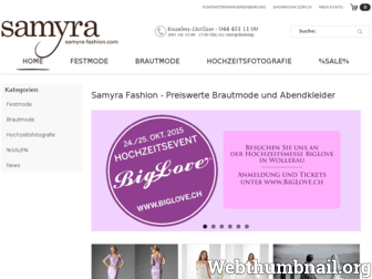 samyra-fashion.com website preview
