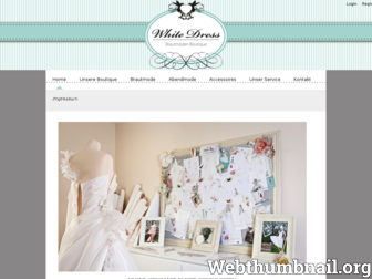 whitedress-brautmoden.de website preview